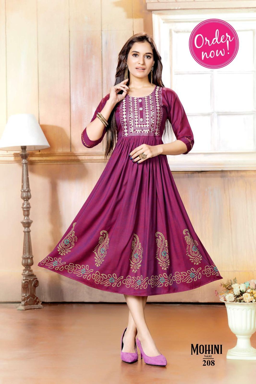New Riyaa Mohini 2 Fancy Wear Wholesale Kurti Collection